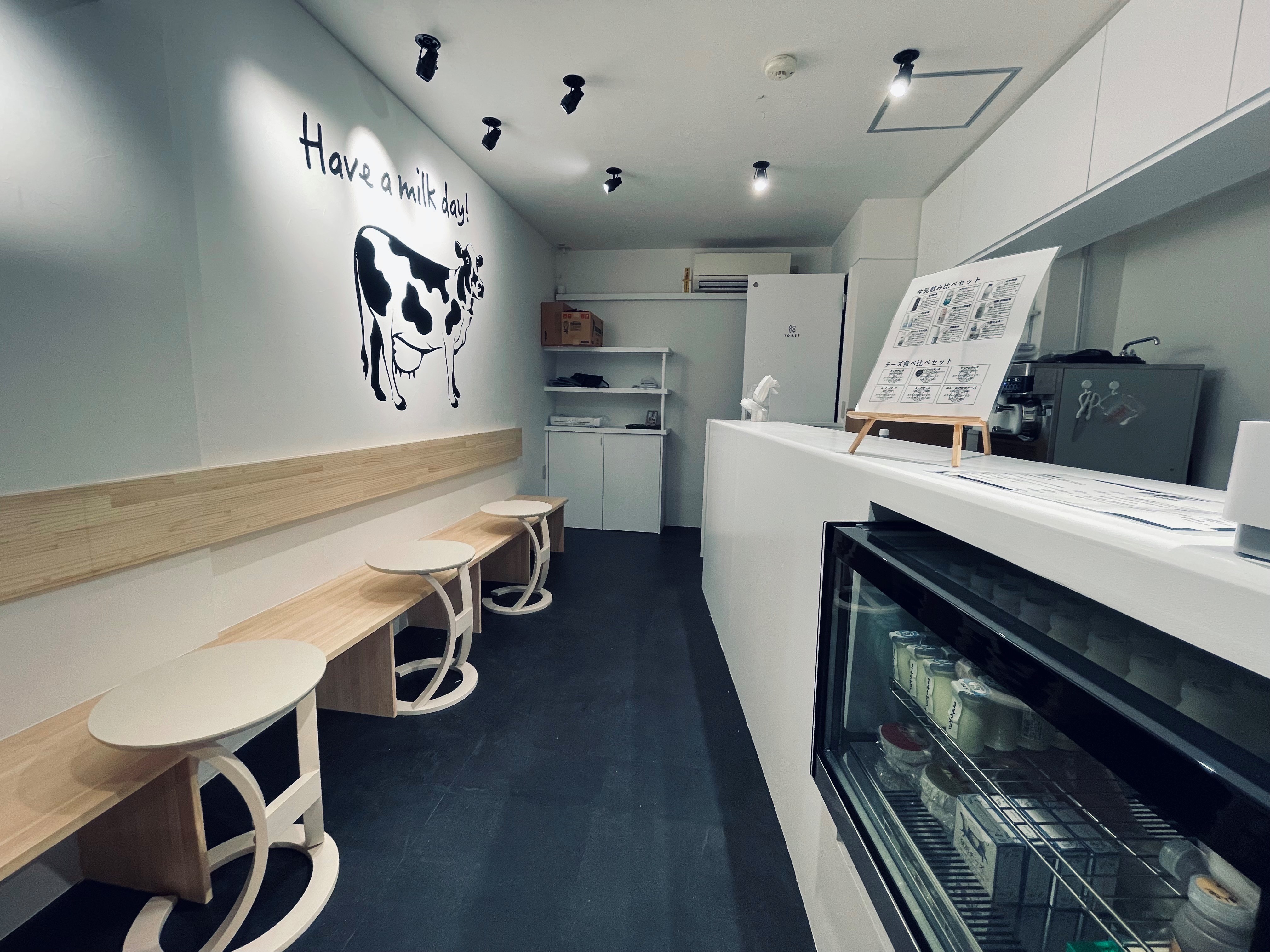 HOKKAIDO MILK BAR店内の写真